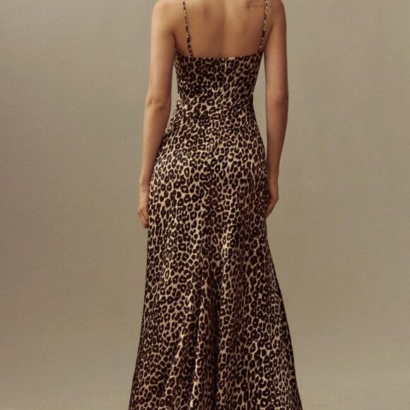 Reformation NWT Selah Silk Dress in Leo - Picture 2 of 9